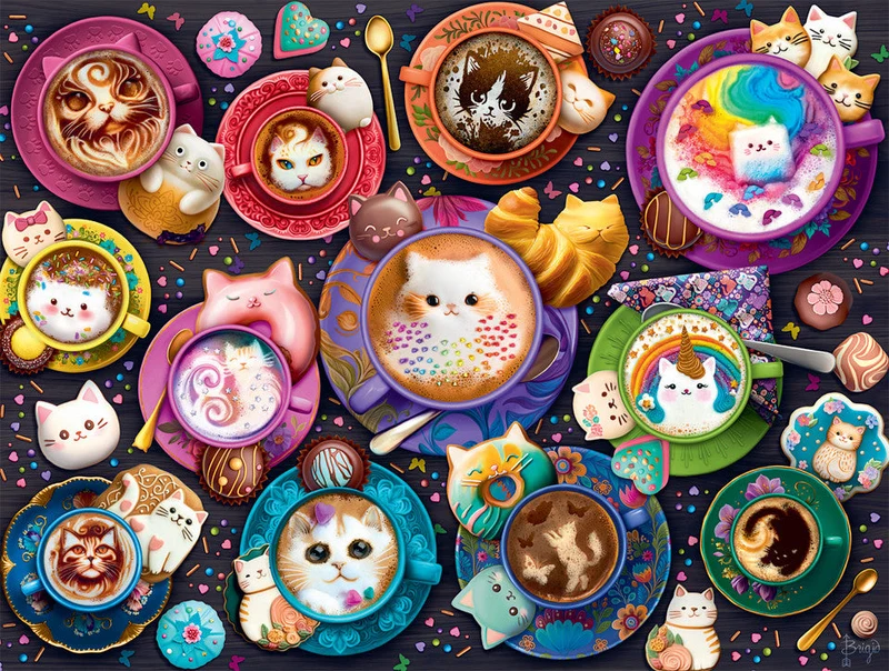 DMG Latte Cats (750pcs) (DAMAGED BOX)