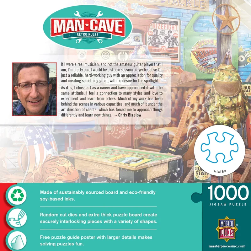 Man Cave - Retro Rules (1000pcs)