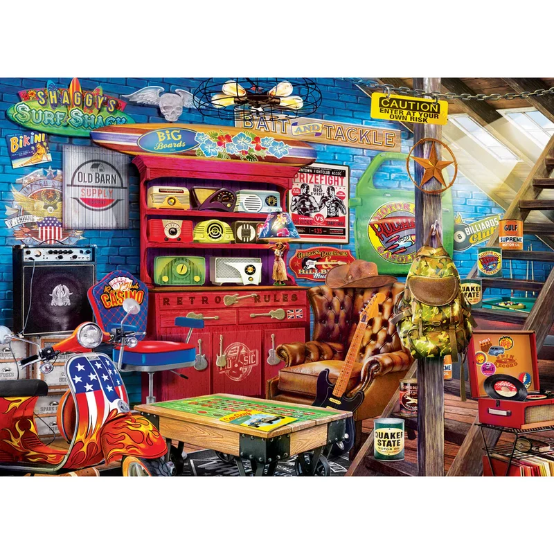 Man Cave - Retro Rules (1000pcs)