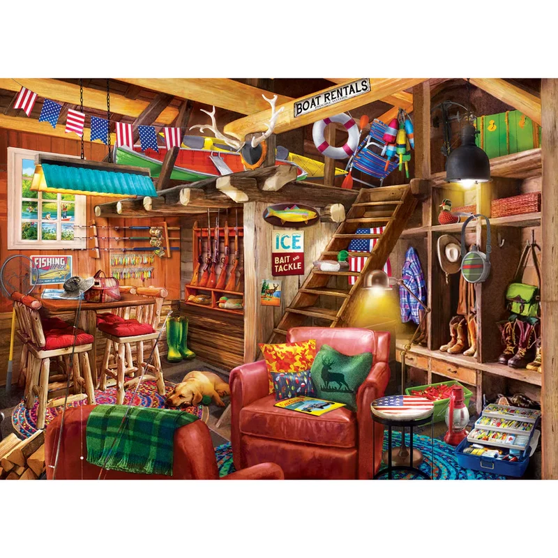 Man Cave - Fish, Hunt & Hibernate (1000pcs)