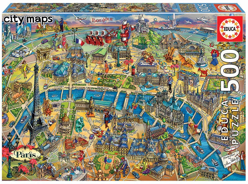 Paris Map (500 pcs)