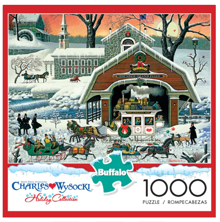 PFG Twas' the Twilight Before Christmas, Charles Wysocki (Usage/Used - PUZZLES FOR GOOD)