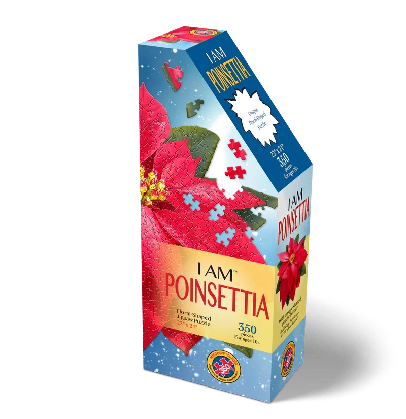 I Am Poinsettia (350 pcs SHAPED)