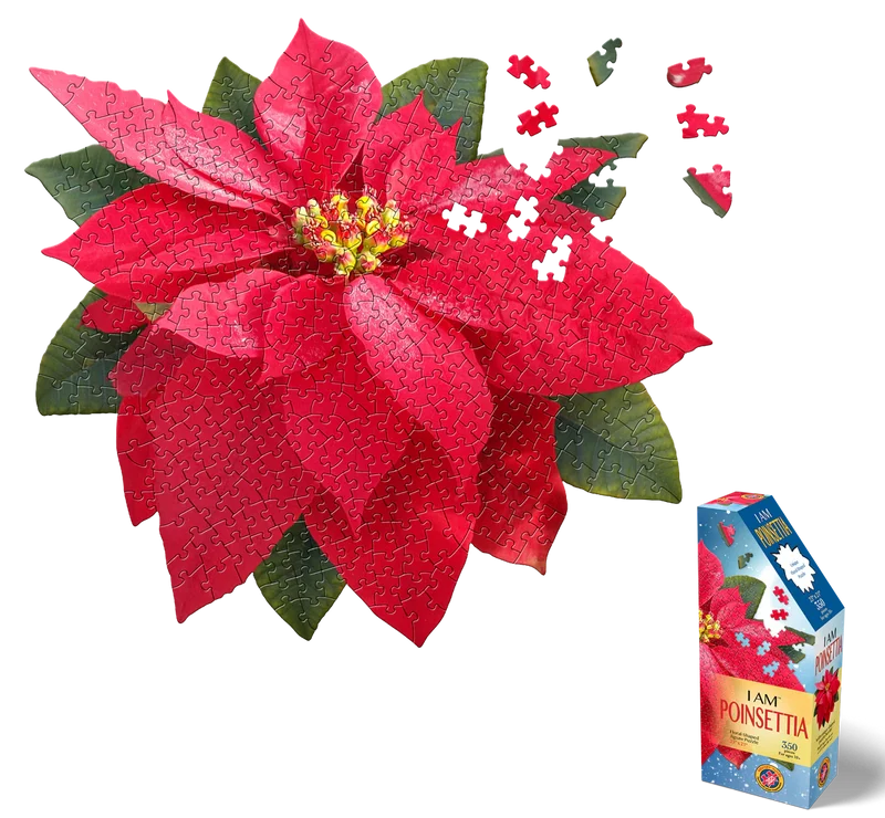 I Am Poinsettia (350 pcs SHAPED)