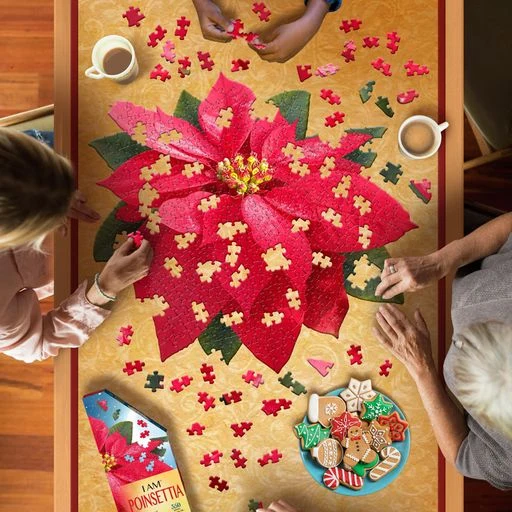 I Am Poinsettia (350 pcs SHAPED)