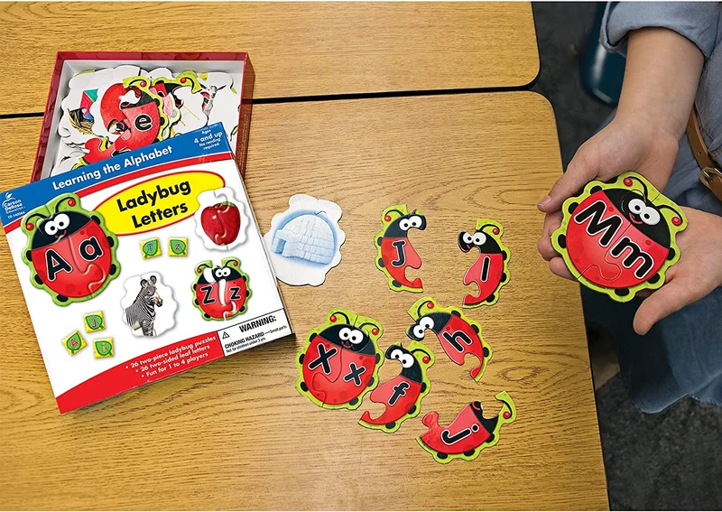 PFG Ladybug Letters - Learning the Alphabet (Usage/Used - PUZZLES FOR GOOD)