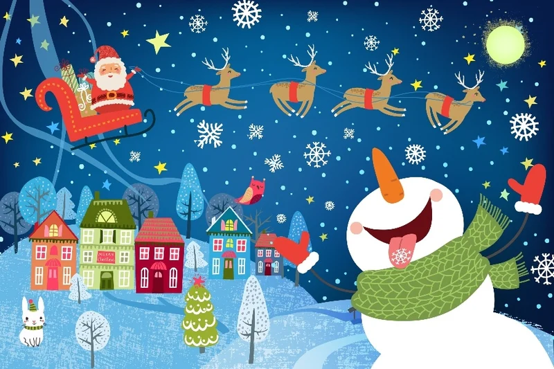 Holidays - Here Comes Santa - Mini Puzzle