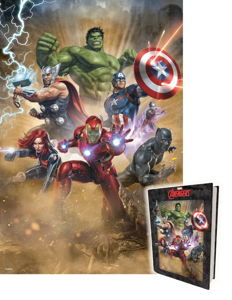 Marvel - Avengers in Collectable Tin Book (3D Puzzle) (300pcs)