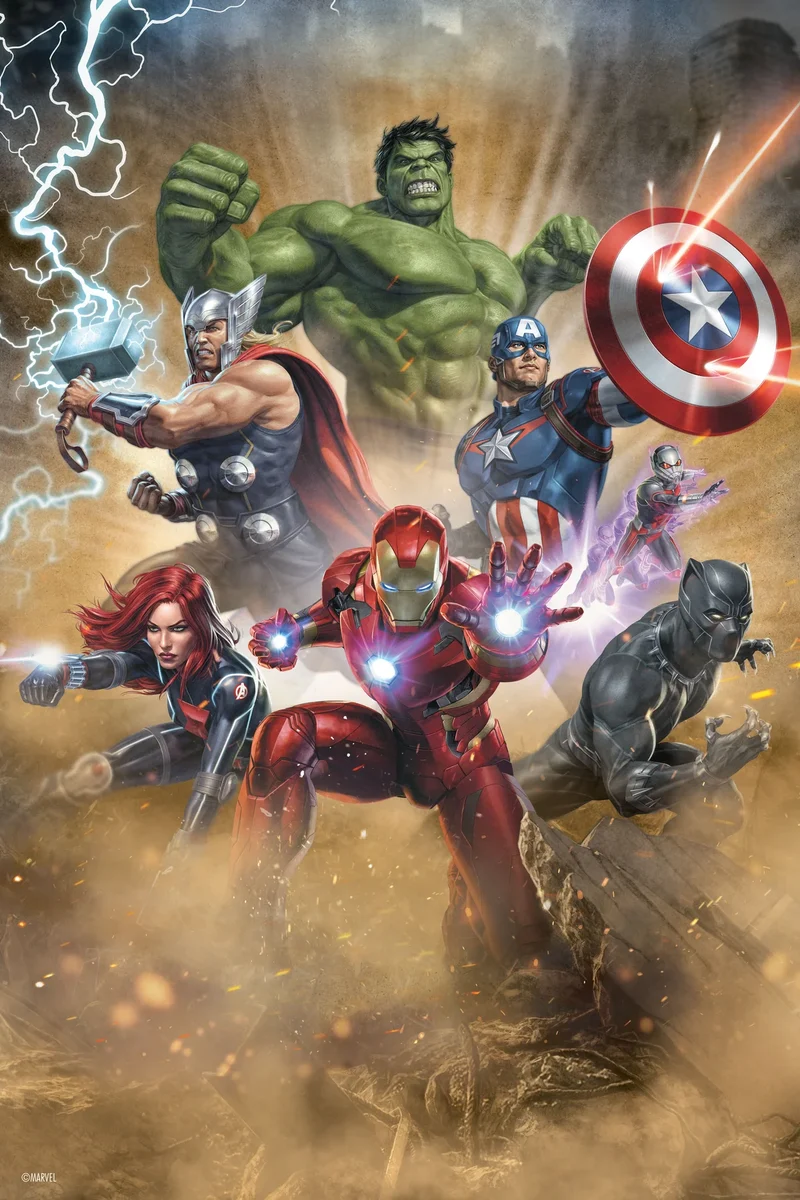 Marvel - Avengers in Collectable Tin Book (3D Puzzle) (300pcs)