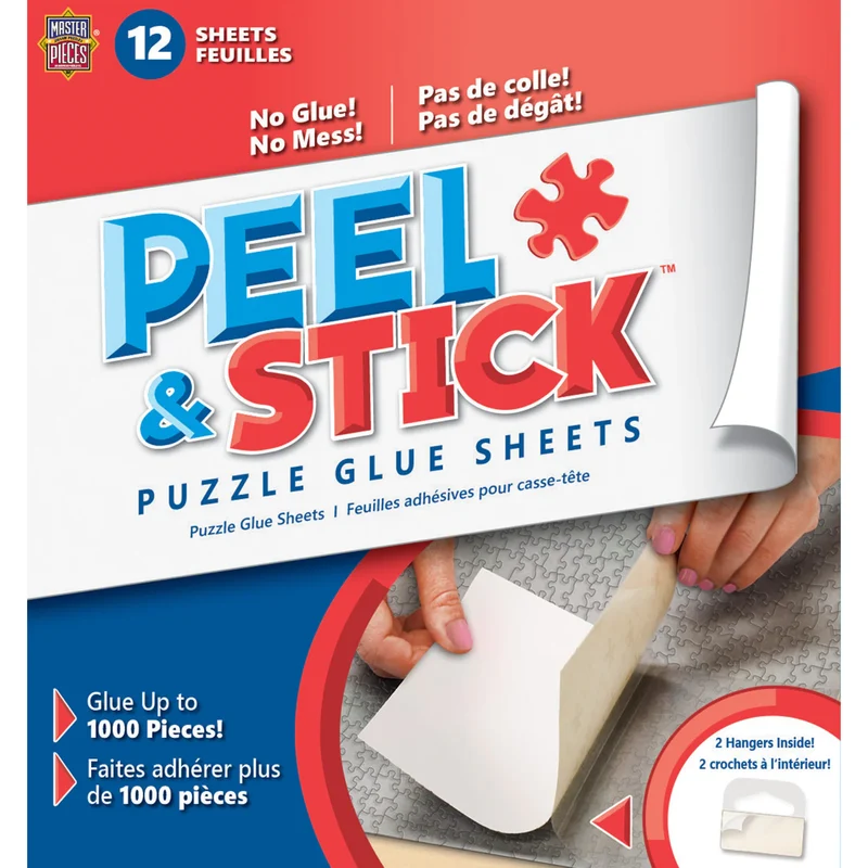 Peel & Stick Puzzle Glue Sheets