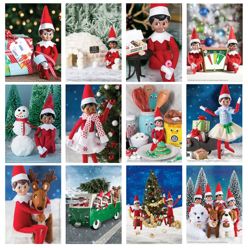 Advent Calendar - 12 Days of Elf on the Shelf Puzzles