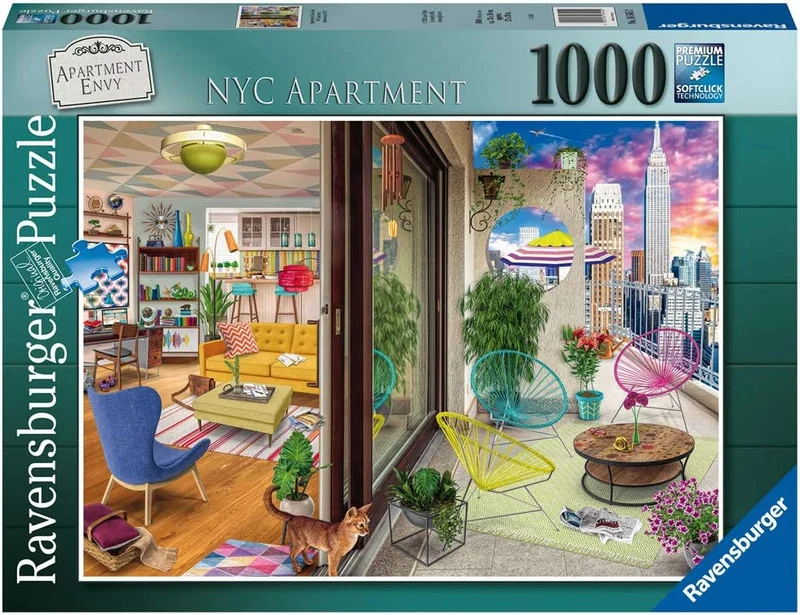 PFG Ravensburger NYC Apartment (1000pcs) (Usage/Used - PUZZLES FOR GOOD)