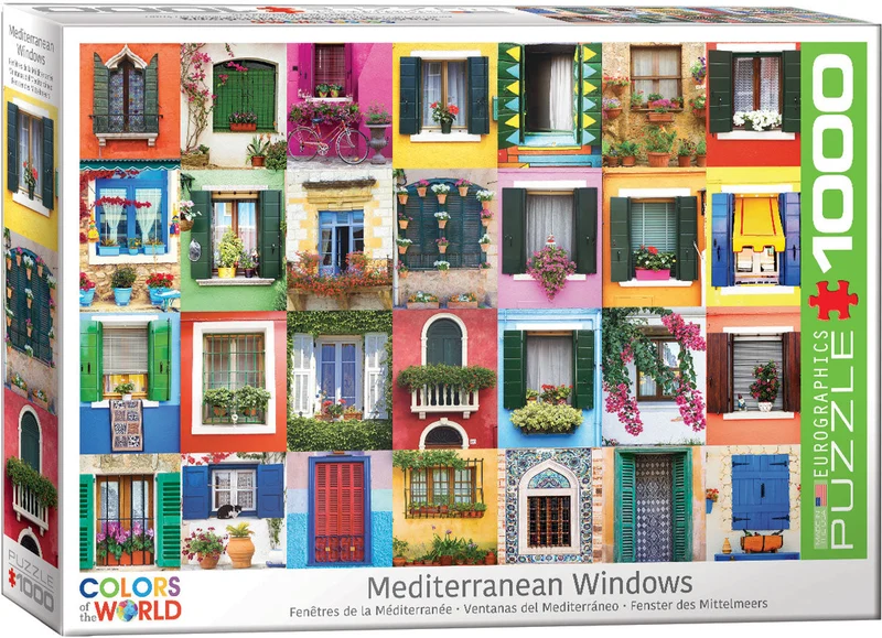 PFG Colors of the World - Mediterranean Windows (Usage/Used - PUZZLES FOR GOOD)