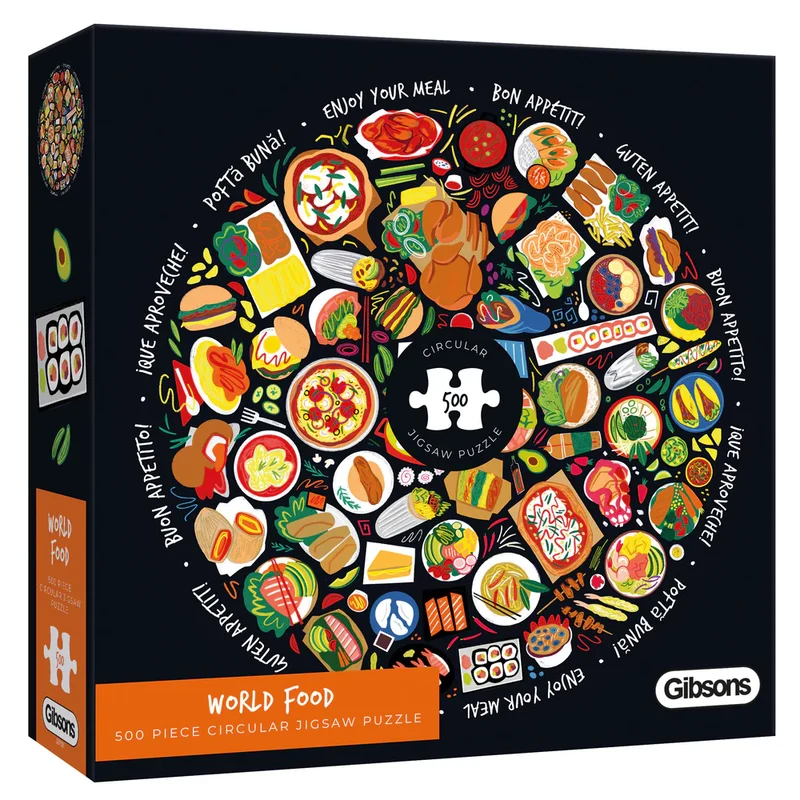 World Food - Shaped (Round) (500pcs)