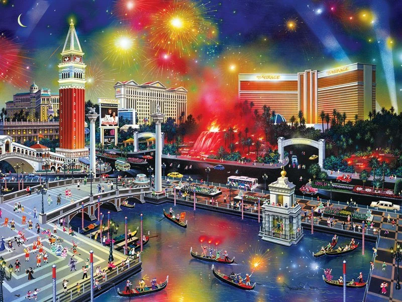 PFG Las Vegas - The Grand View, Alexander Chen (750pcs) (Usage/Used - PUZZLES FOR GOOD)