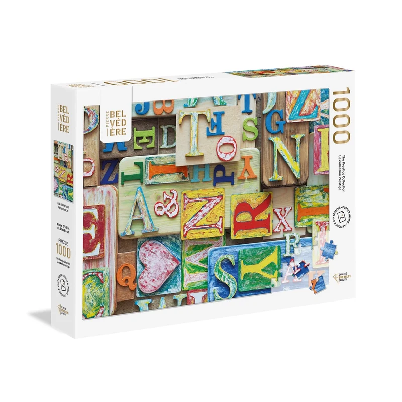PFG Colorful Alphabet (1000pcs) (Usage/Used - PUZZLES FOR GOOD)