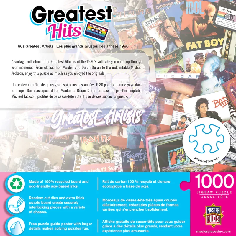 Greatest Hits - 80's Artists (1000pcs)
