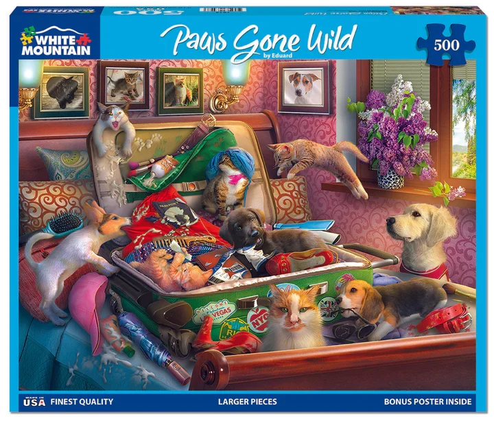 Paws Gone Wild, Edward (500pcs)