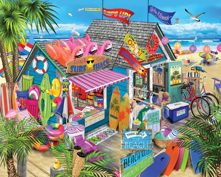 Surf Shack, Tracy Flickinger (1000pcs)