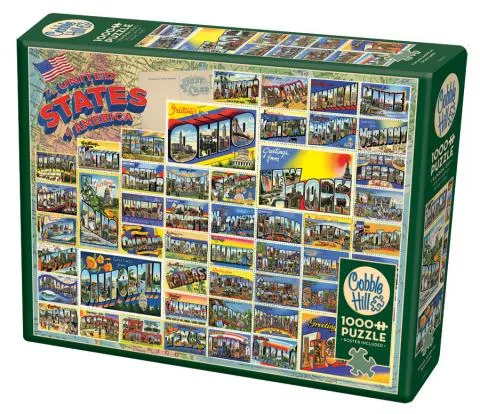 PFG Vintage American Postcards (Usage/Used - PUZZLES FOR GOOD)