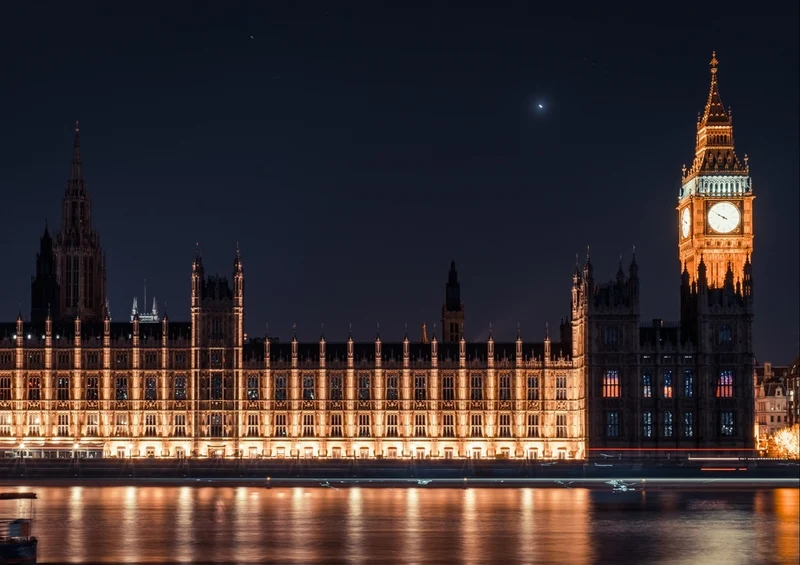 54185 Gebäude - Big Ben bei Nacht Puzzle