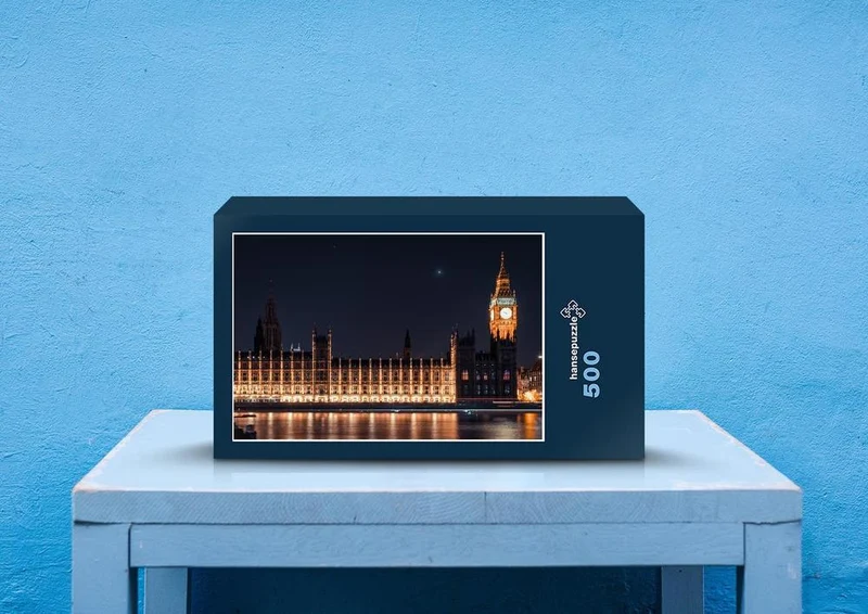 54185 Gebäude - Big Ben bei Nacht Puzzle