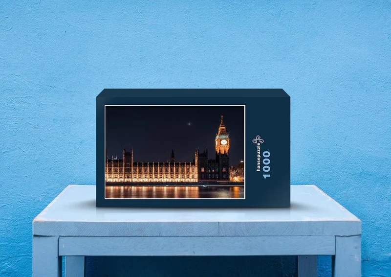 54185 Gebäude - Big Ben bei Nacht Puzzle