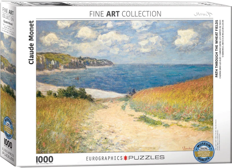 PFG Path through the Wheat Fields, Claude Monet (Usage/Used - PUZZLES FOR GOOD)