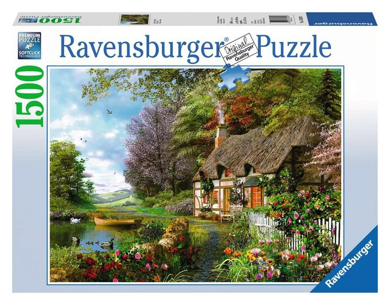 PFG Ravensburger Country Cottage, Dominic Davison (1500pcs) (Usage/Used - PUZZLES FOR GOOD)