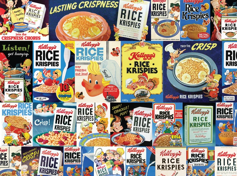 PFG Vintage Kellogg's - Snap, Crackle & Pop (1000pcs) (Usage/Used - PUZZLES FOR GOOD)