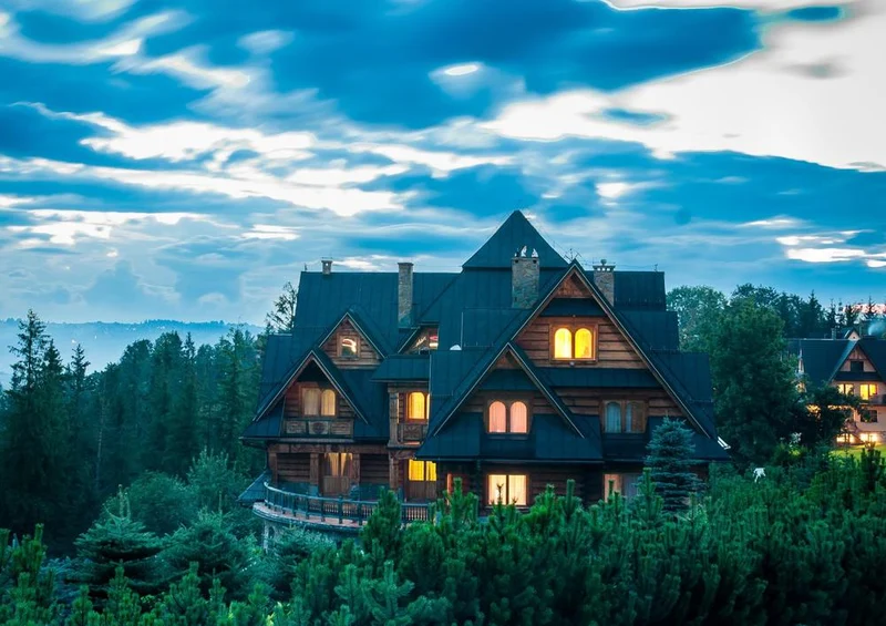 21509 Reisen - Holzhaus im Gebirge Puzzle