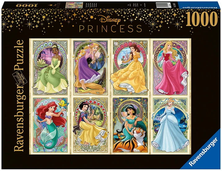 DMG Ravensburger Art Nouveau Disney Princesses (1000pcs) (DAMAGED BOX)