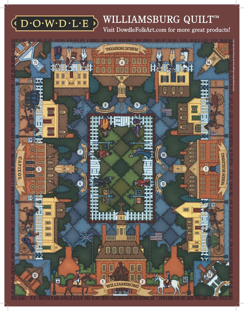 Williamsburg Quilt (1000pcs)