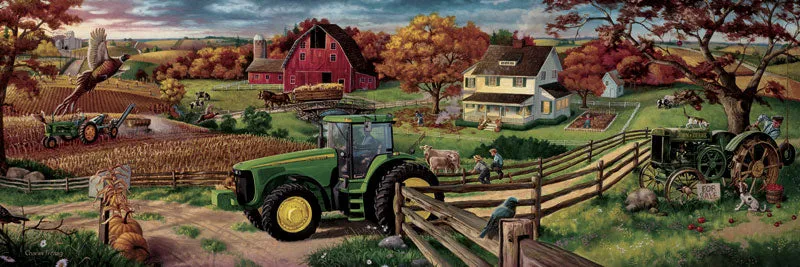 PFG 100 Years of Farming (Panoramic) (Usagé/Used - PUZZLES FOR GOOD)