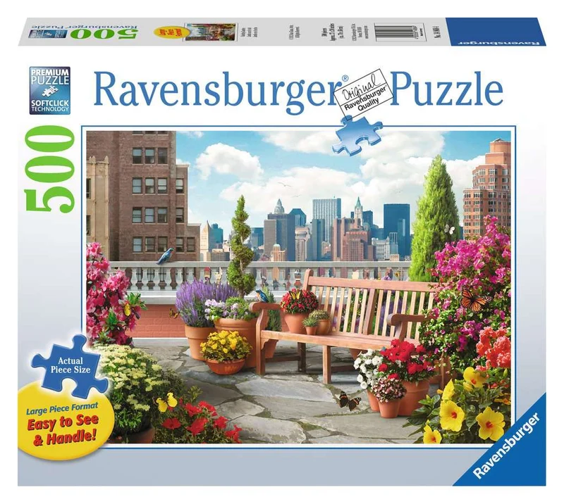 DMG Ravensburger Rooftop Garden (500 large pcs) (DAMAGED BOX)