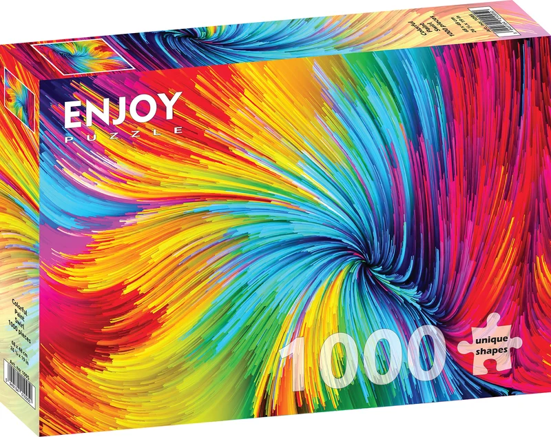 Colorful Paint Swirl (1000pcs)