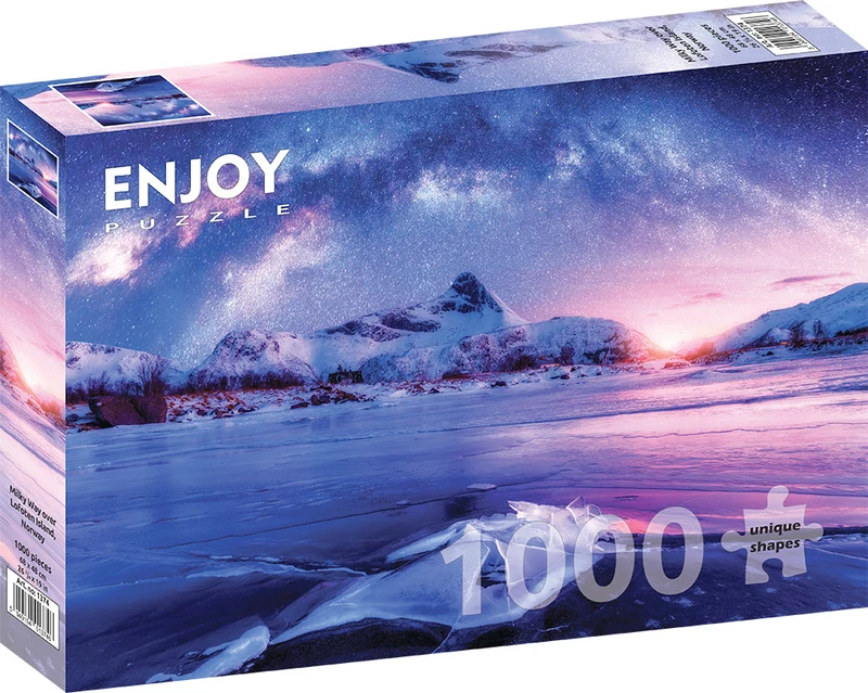Milky Way over Lofoten Island, Norway (1000pcs)