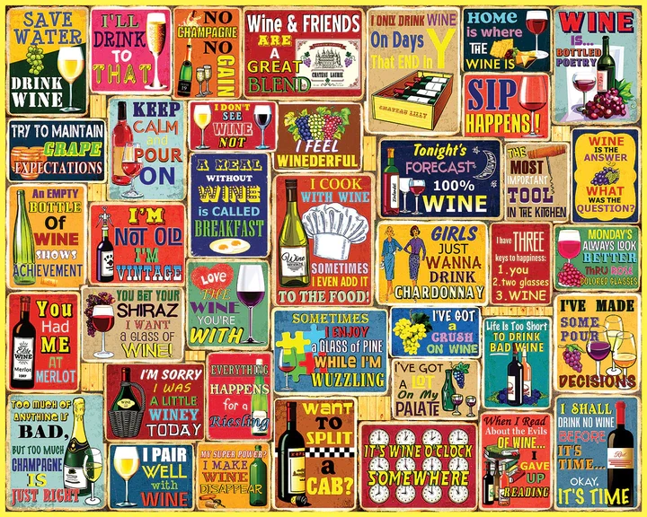 I Love Wine, Steve Cameron (1000pcs)