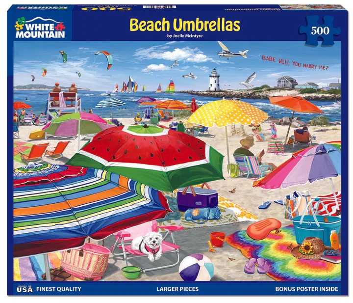 Beach Umbrellas, Joelle McIntyre (500pcs)