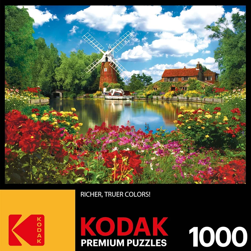 PFG Hunsett Mill and the River Ant, Norfolk, England (Usage/Used - PUZZLES FOR GOOD)