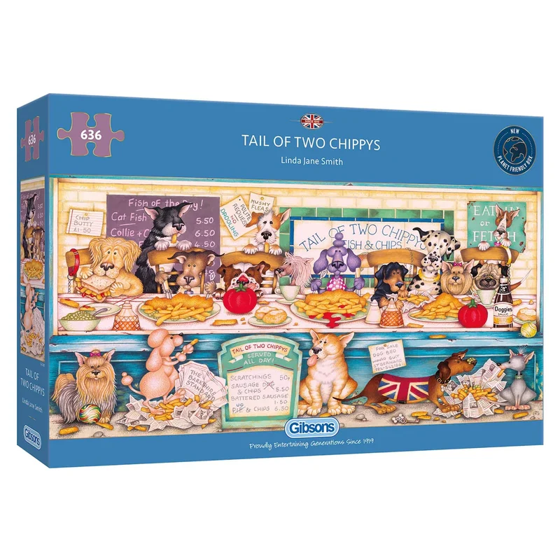 Tail of Two Chippys, Linda Jane Smith (636pcs) (Panoramic)