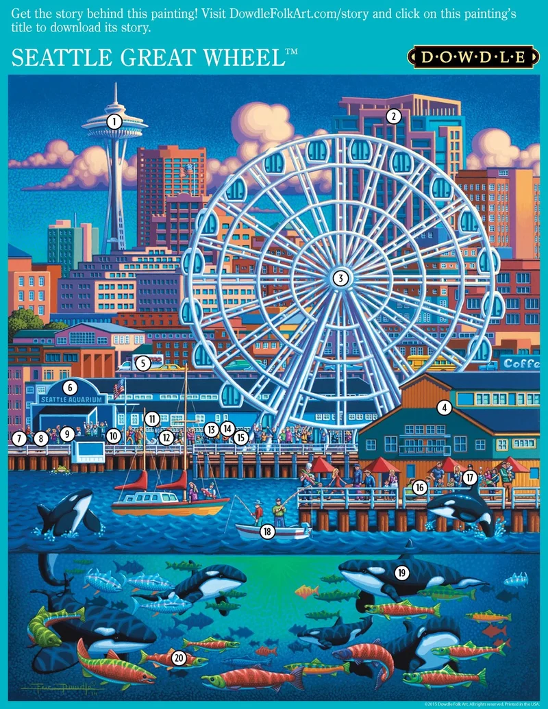 Seattle Great Wheel (500pcs)
