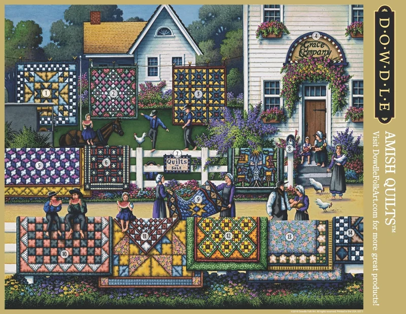 Amish Quilts (500pcs)