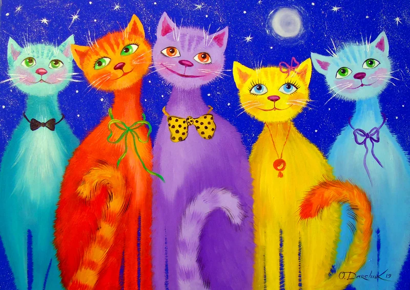 Smiling Cats (1000pcs)