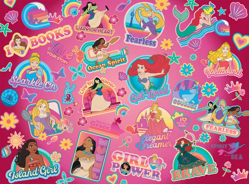DMG Disney - Princess Sticker Collage (1000pcs) (DAMAGED BOX)