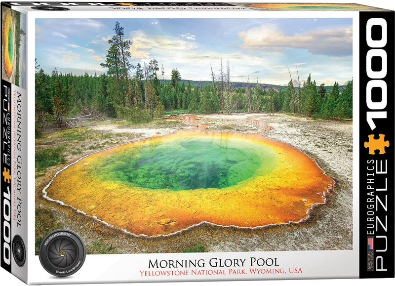 PFG HDR Photography - Morning Glory Pool, Yellowstone National Park (Usage/Used - PUZZLES FOR GOOD)