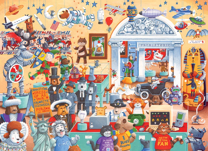 Cats and Dogs Museum (Family Puzzle)