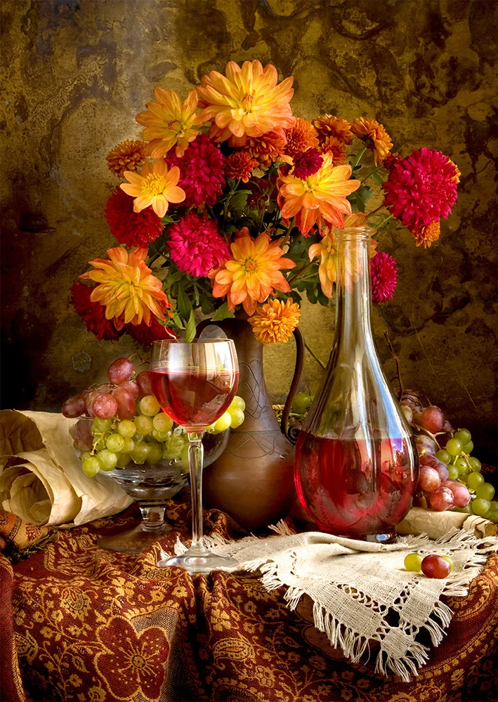 Dahlias and Wine (1000pcs)