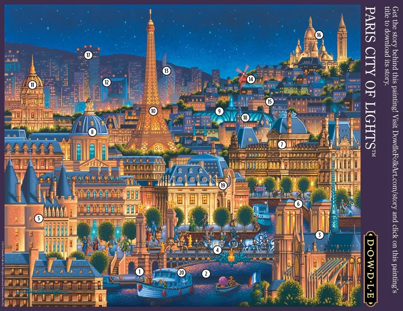 Paris City of Lights (1000pcs)