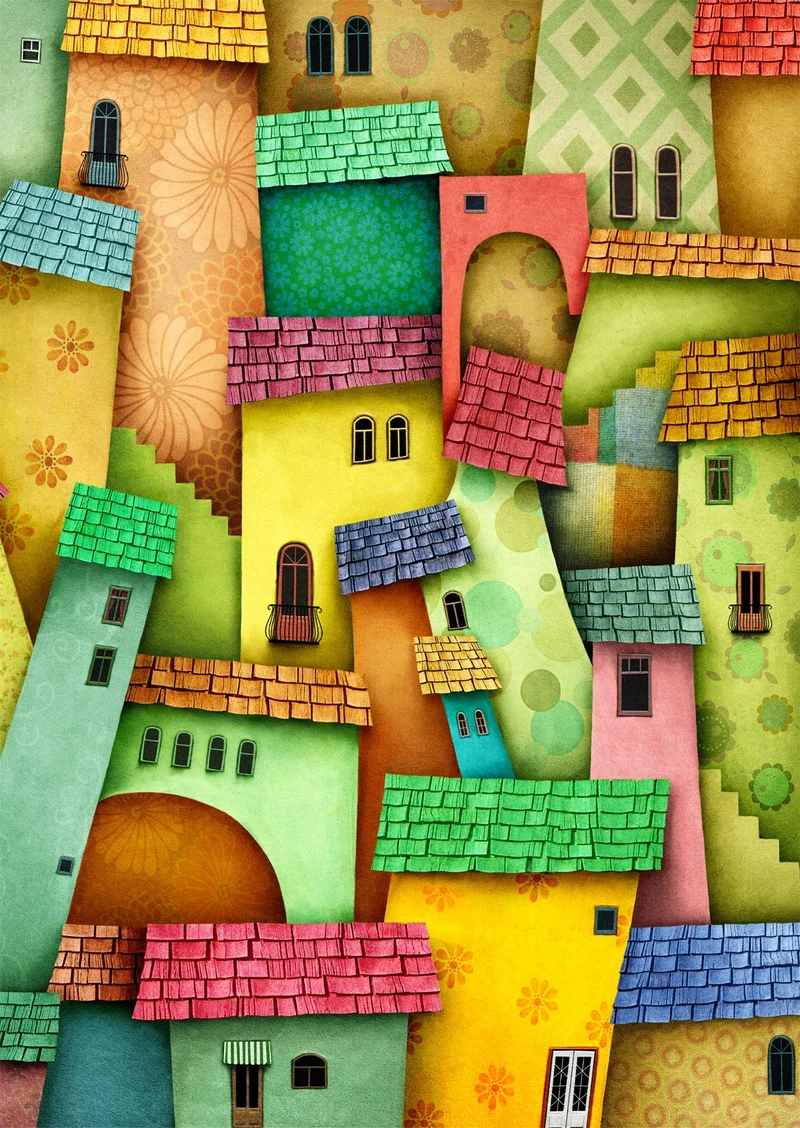 Joyful Houses (1000pcs)